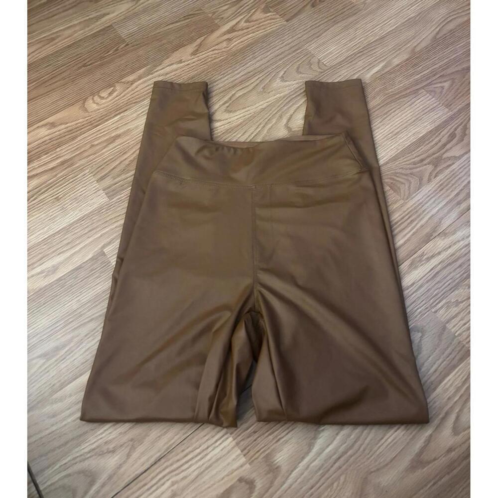 Offline By Aerie Luxe Faux Leather Leggings Size Medium